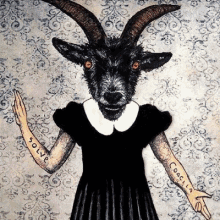 Gif animé gothique démon